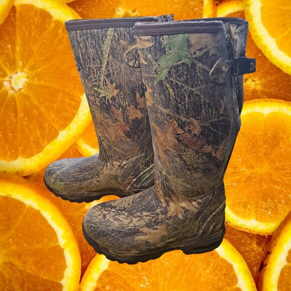 LaCrosse‎ Scent Free Thinsulate Camo Rubber Knee High Boots Size 10